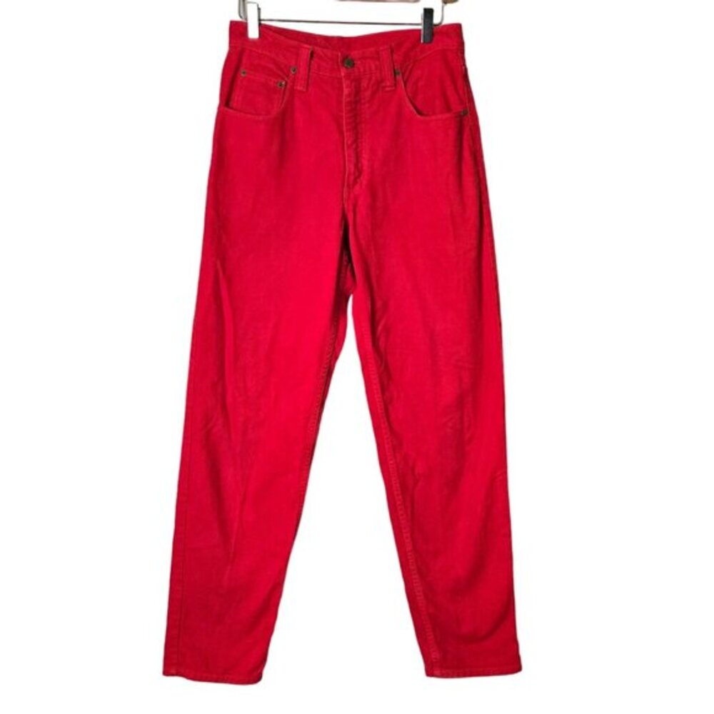 Vintage Women's Code Zero‎ High-Waisted Straight-Leg Mom Jeans Flawed